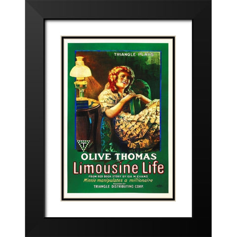 Limosine Life Black Modern Wood Framed Art Print with Double Matting by Hollywood Photo Archive