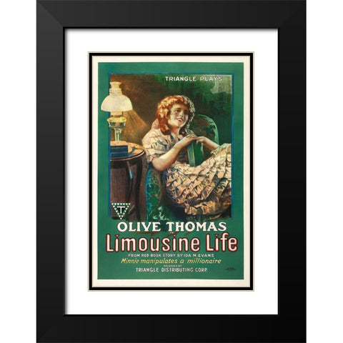 Limousine Life Black Modern Wood Framed Art Print with Double Matting by Hollywood Photo Archive
