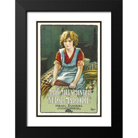 nurse-marjorie-1920 Black Modern Wood Framed Art Print with Double Matting by Hollywood Photo Archive