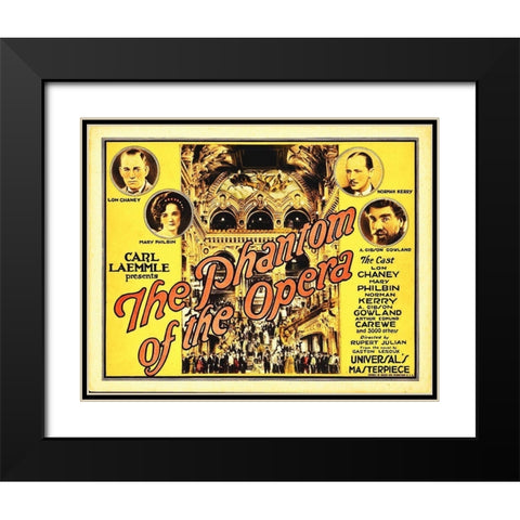 Phantom 2 Black Modern Wood Framed Art Print with Double Matting by Hollywood Photo Archive