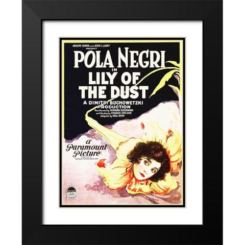 Pola Negri, Lily of the Dust Black Modern Wood Framed Art Print with Double Matting by Hollywood Photo Archive