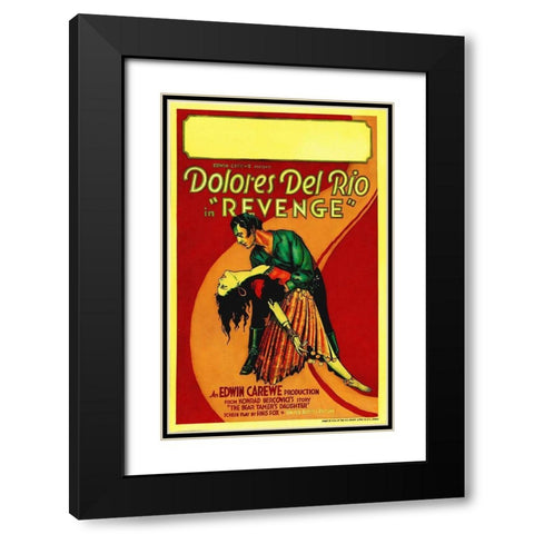 Revenge Black Modern Wood Framed Art Print with Double Matting by Hollywood Photo Archive