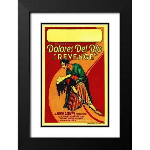 Revenge Black Modern Wood Framed Art Print with Double Matting by Hollywood Photo Archive