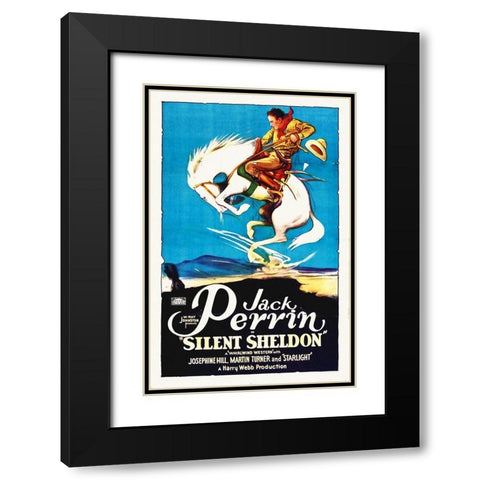 Silent Sheridan Black Modern Wood Framed Art Print with Double Matting by Hollywood Photo Archive