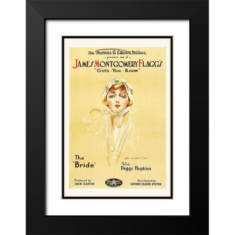 The Bride Black Modern Wood Framed Art Print with Double Matting by Hollywood Photo Archive