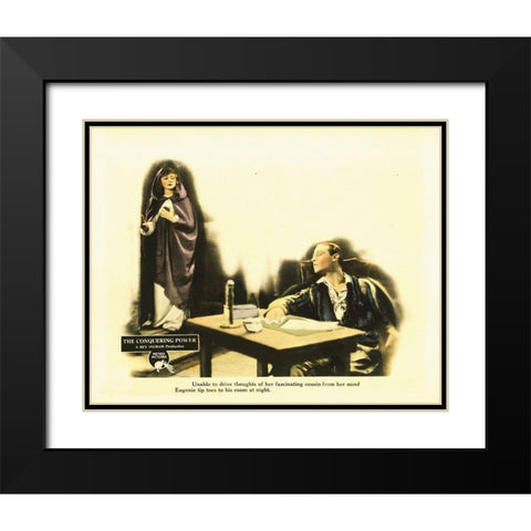 The Conquoring Power Black Modern Wood Framed Art Print with Double Matting by Hollywood Photo Archive
