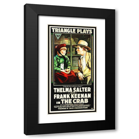 The Crab Black Modern Wood Framed Art Print with Double Matting by Hollywood Photo Archive