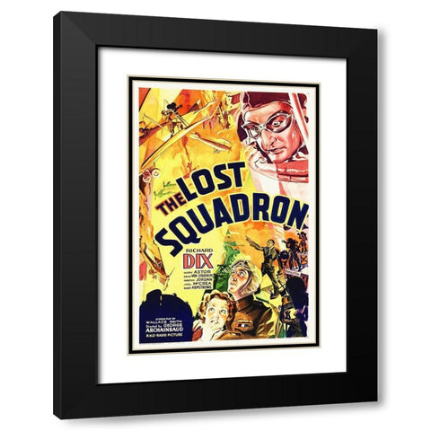 The Lost Squadron Black Modern Wood Framed Art Print with Double Matting by Hollywood Photo Archive