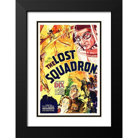 The Lost Squadron Black Modern Wood Framed Art Print with Double Matting by Hollywood Photo Archive