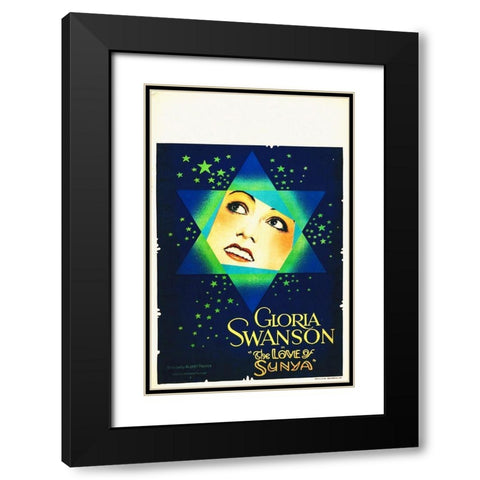 The Love of Sunya Black Modern Wood Framed Art Print with Double Matting by Hollywood Photo Archive