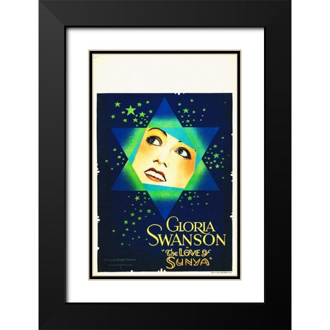The Love of Sunya Black Modern Wood Framed Art Print with Double Matting by Hollywood Photo Archive