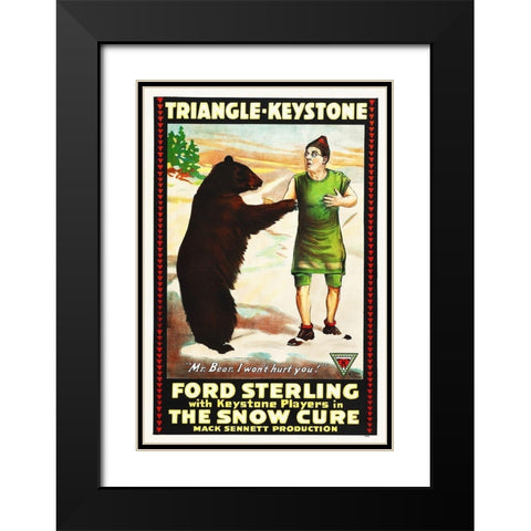 The Snow Cure Black Modern Wood Framed Art Print with Double Matting by Hollywood Photo Archive