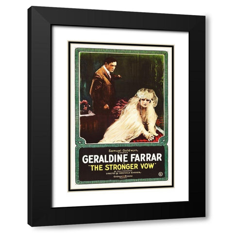 The Stronger Vow Black Modern Wood Framed Art Print with Double Matting by Hollywood Photo Archive