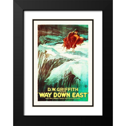 Way Down East,  1920 Black Modern Wood Framed Art Print with Double Matting by Hollywood Photo Archive