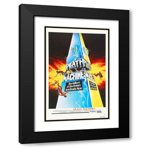 Death Machines Black Modern Wood Framed Art Print with Double Matting by Hollywood Photo Archive