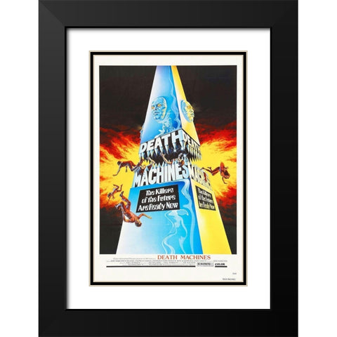 Death Machines Black Modern Wood Framed Art Print with Double Matting by Hollywood Photo Archive