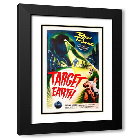 Target Earth, 1954 Black Modern Wood Framed Art Print with Double Matting by Hollywood Photo Archive
