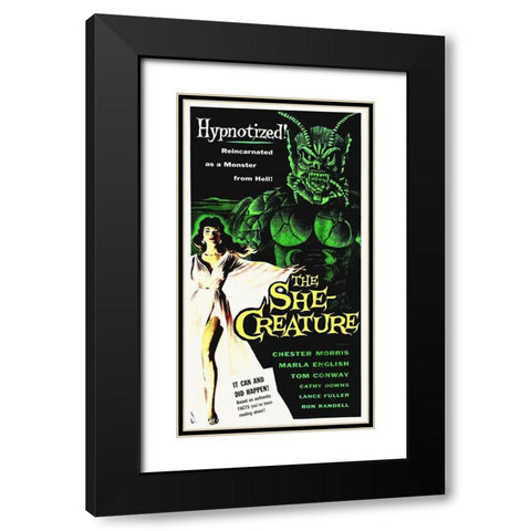 The She-Creature, 1956 Black Modern Wood Framed Art Print with Double Matting by Hollywood Photo Archive