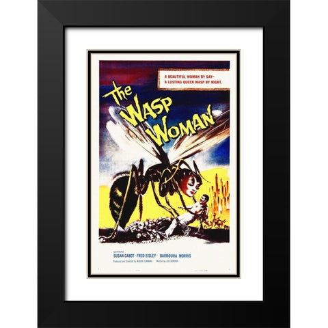 The Wasp Woman, 1959 Black Modern Wood Framed Art Print with Double Matting by Hollywood Photo Archive