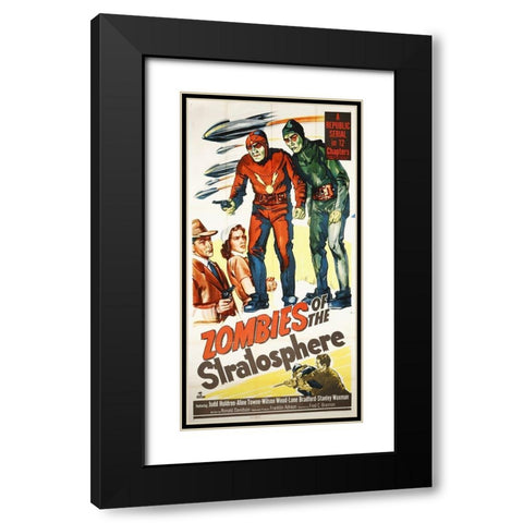 Zombies Of The Stratosphere, 1952 Black Modern Wood Framed Art Print with Double Matting by Hollywood Photo Archive