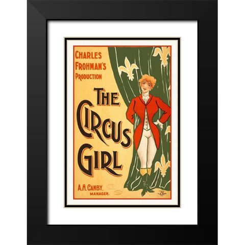 Charles Frohmans Production, The Circus Girl Black Modern Wood Framed Art Print with Double Matting by Hollywood Photo Archive