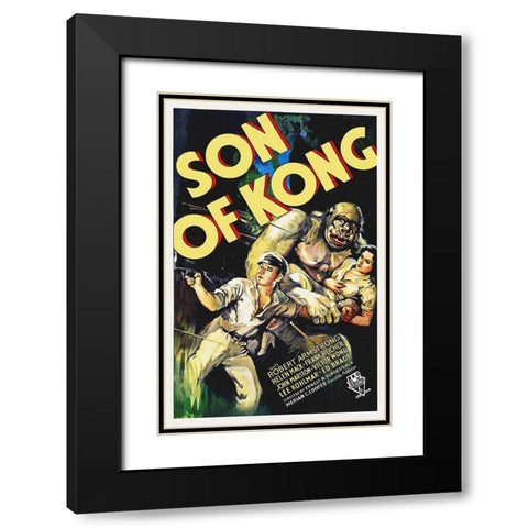 Son of Kong Black Modern Wood Framed Art Print with Double Matting by Hollywood Photo Archive