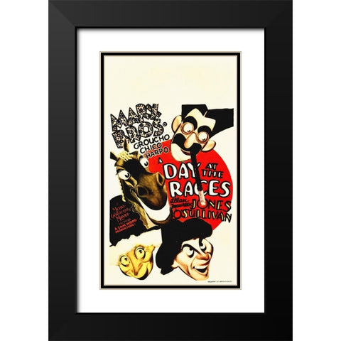 Marx Brothers - A Day at the Races 08 Black Modern Wood Framed Art Print with Double Matting by Hollywood Photo Archive
