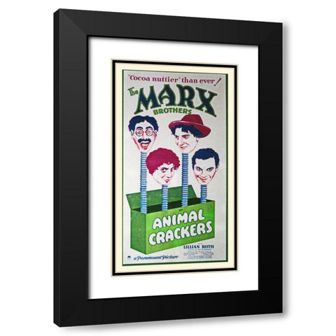 Marx Brothers - Animal Crackers 01 Black Modern Wood Framed Art Print with Double Matting by Hollywood Photo Archive