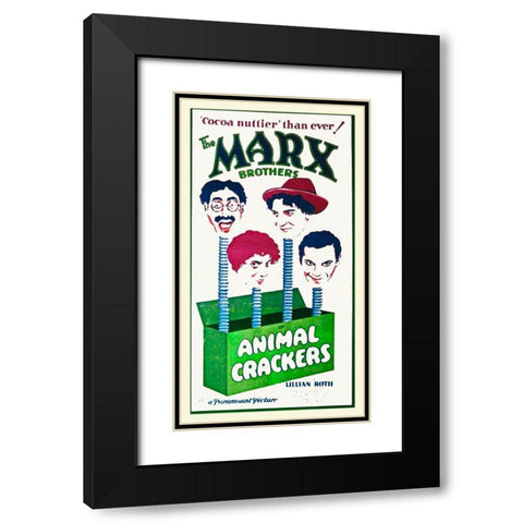 Marx Brothers - Animal Crackers 03 Black Modern Wood Framed Art Print with Double Matting by Hollywood Photo Archive