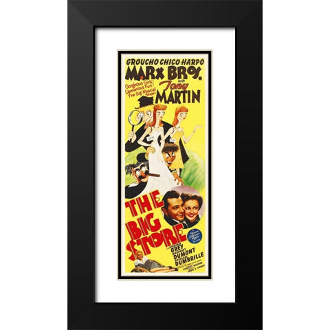 Marx Brothers - The Big Store 03 Black Modern Wood Framed Art Print with Double Matting by Hollywood Photo Archive