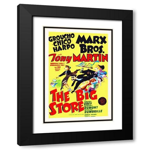 Marx Brothers - The Big Store 05 Black Modern Wood Framed Art Print with Double Matting by Hollywood Photo Archive