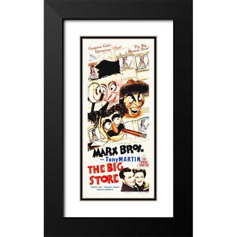 Marx Brothers - The Big Store 06 Black Modern Wood Framed Art Print with Double Matting by Hollywood Photo Archive