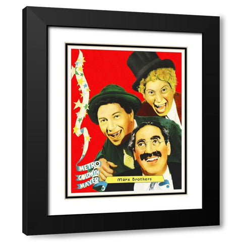 Marx Brothers - The Big Store 08 Black Modern Wood Framed Art Print with Double Matting by Hollywood Photo Archive