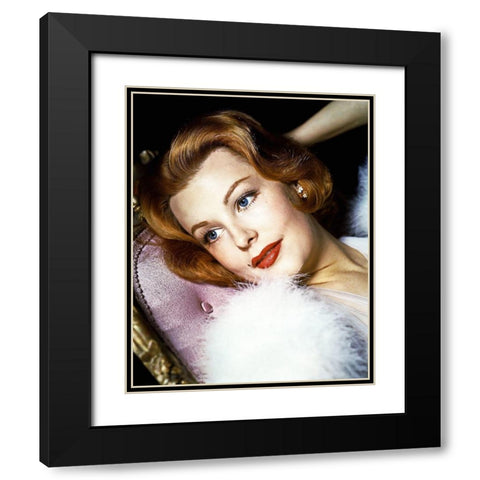 Alene Dahl Black Modern Wood Framed Art Print with Double Matting by Hollywood Photo Archive