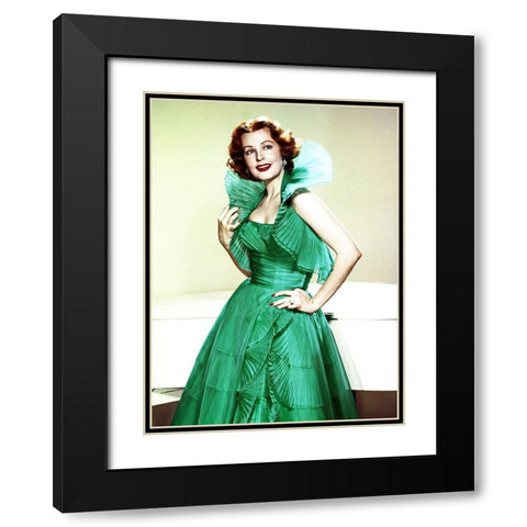 Alene Dahl Black Modern Wood Framed Art Print with Double Matting by Hollywood Photo Archive