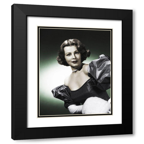 Alene Dahl Black Modern Wood Framed Art Print with Double Matting by Hollywood Photo Archive