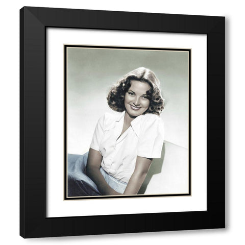 Alma Carroll Black Modern Wood Framed Art Print with Double Matting by Hollywood Photo Archive
