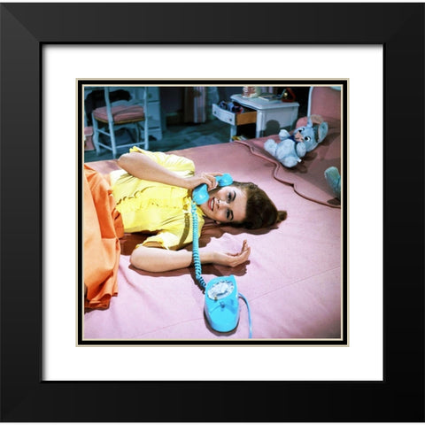 Ann-Margret - Bye Bye Birdie Black Modern Wood Framed Art Print with Double Matting by Hollywood Photo Archive