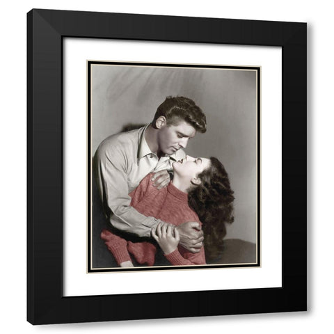 Ave Gardner Black Modern Wood Framed Art Print with Double Matting by Hollywood Photo Archive