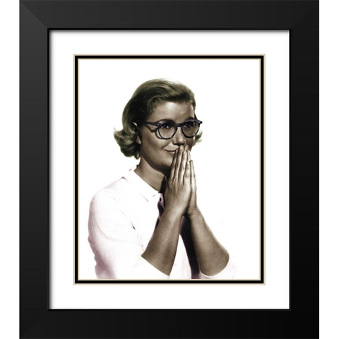 Bel Geddes - Vertigo Black Modern Wood Framed Art Print with Double Matting by Hollywood Photo Archive