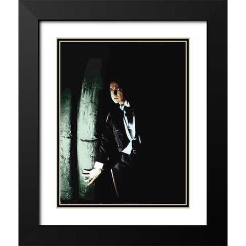 Bela Lugosi - Dracula Black Modern Wood Framed Art Print with Double Matting by Hollywood Photo Archive
