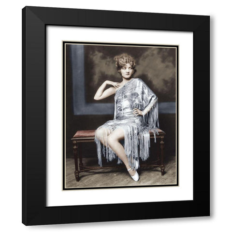 Bernice Ackerman Black Modern Wood Framed Art Print with Double Matting by Hollywood Photo Archive