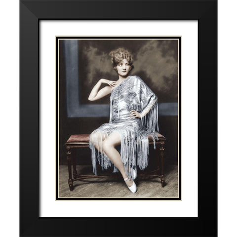 Bernice Ackerman Black Modern Wood Framed Art Print with Double Matting by Hollywood Photo Archive