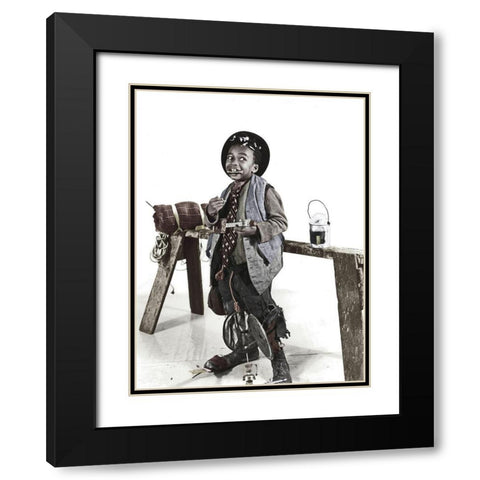 Matthew Beard  Stymie Black Modern Wood Framed Art Print with Double Matting by Hollywood Photo Archive