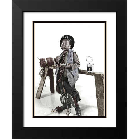 Matthew Beard  Stymie Black Modern Wood Framed Art Print with Double Matting by Hollywood Photo Archive