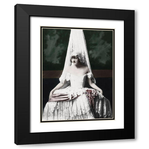 Bernice Ackerman Black Modern Wood Framed Art Print with Double Matting by Hollywood Photo Archive