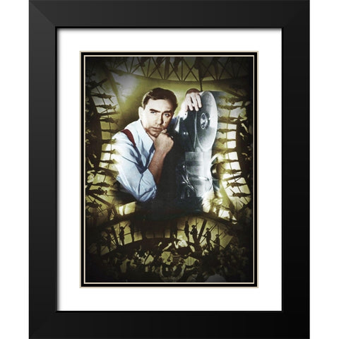 Busby Berkley Black Modern Wood Framed Art Print with Double Matting by Hollywood Photo Archive