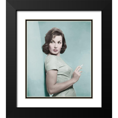 Canale Gianna Maria - The Whole Truth Black Modern Wood Framed Art Print with Double Matting by Hollywood Photo Archive
