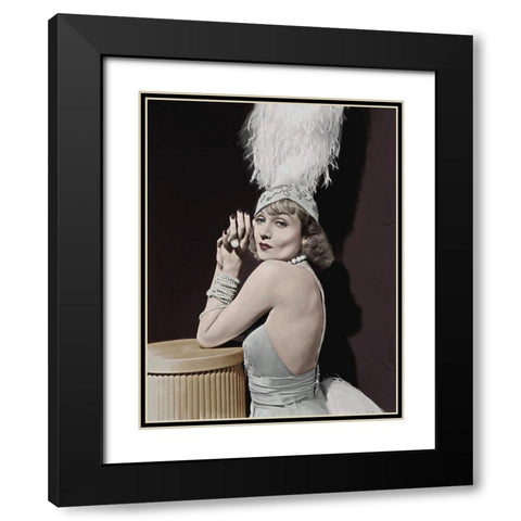 Carole Lombard - Love Before Breakfast Black Modern Wood Framed Art Print with Double Matting by Hollywood Photo Archive