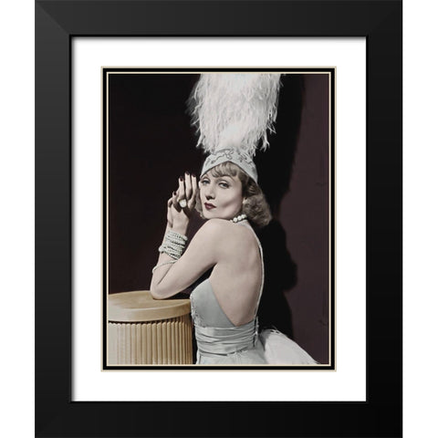 Carole Lombard - Love Before Breakfast Black Modern Wood Framed Art Print with Double Matting by Hollywood Photo Archive